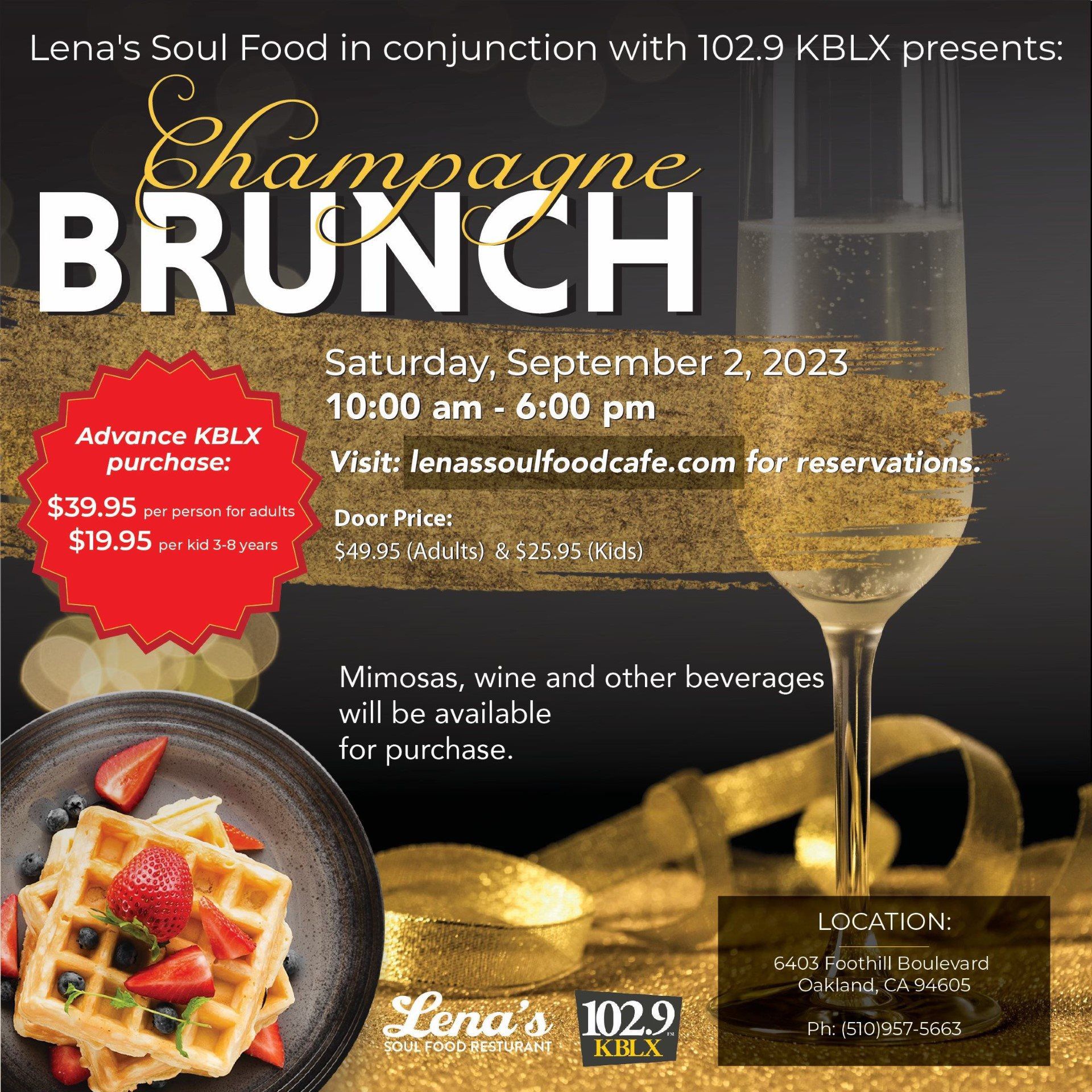 KBLX Brunch Flyer 